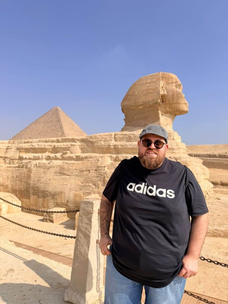 Egipto con Fran Lozano – Egipteando frente a las Pirámides de Giza