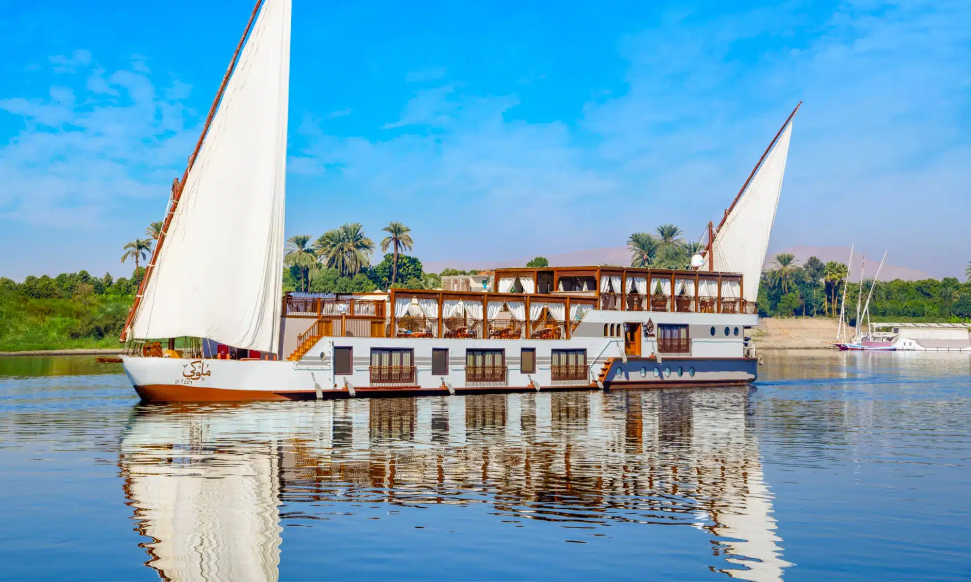 Templos de Luxor durante crucero por el Nilo